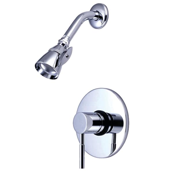 Shower Faucet, 2, Wall Mount, Polished Chrome